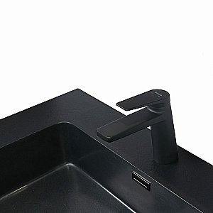 Тумба с раковиной Orans BC-2055-1200L 120 2055120L темно-серая для ванной в интернет-магазине Sanbest