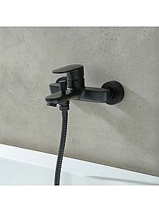 Cмеситель для ванны Aquatek Ника AQ1840MB черный матовый купить в интернет-магазине сантехники Sanbest