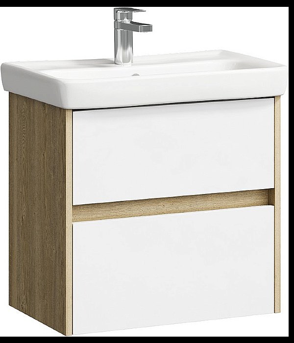 Тумба с раковиной Aqwella City 60 дуб балтийский для ванной в интернет-магазине Sanbest