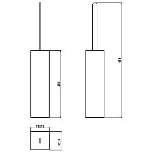Ершик для туалета Boheme 10949-G золото купить в интернет-магазине сантехники Sanbest