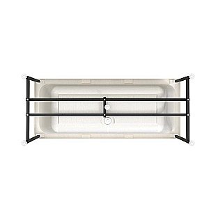 Ванна акриловая Радомир Патрисия 1-01-3-0-1-333К 185х85 белая, слив золото купить в интернет-магазине Sanbest