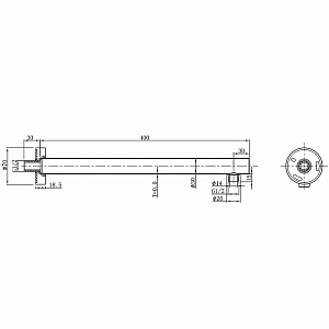 Комплект верхнего и ручного душа Vincea Inspire VSHH-3I2AHCH хром купить в интернет-магазине сантехники Sanbest