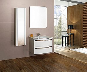 Пенал Cezares Moderno 44676 Bianco Lucido для ванной в интернет-магазине сантехники Sanbest