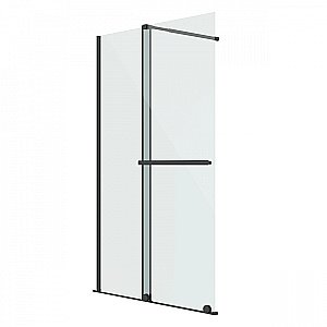 Душевая перегородка Niagara Nova 90 NG-671-90BLACK профиль черный матовый/стекло прозрачное купить в интернет-магазине Sanbest