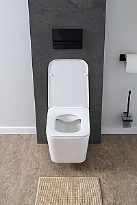 Унитаз подвесной Aquanet Rimless Tavr 2.0 W LX-1907 с крышкой микролифт, безободковый купить в интернет-магазине Sanbest