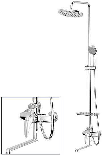 Душевая система Lemark Linara LM0462CF хром купить в интернет-магазине сантехники Sanbest