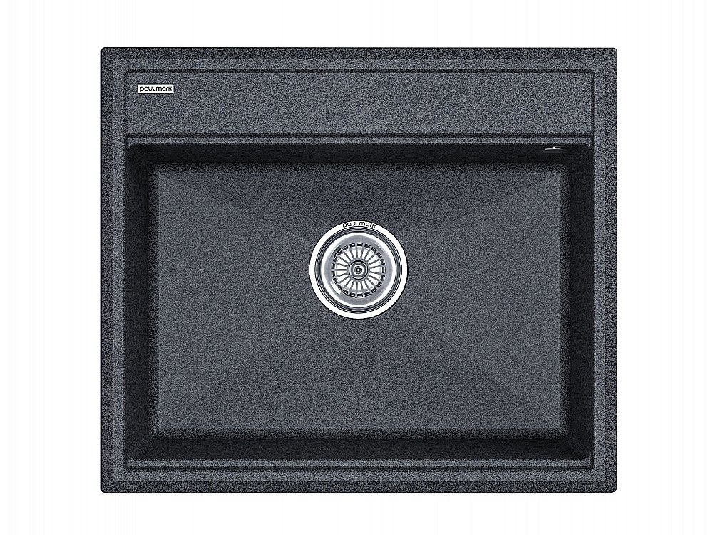 Кухонная мойка Paulmark STEPIA-590 PM115951-DG 590х510 графит купить в интернет-магазине сантехники Sanbest