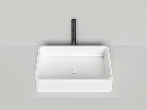 Раковина накладная Salini Gloria 07 1102207M 59,5 из искусственного камня S-Stone, белая матовая купить в интернет-магазине Sanbest