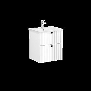Тумба с раковиной VitrA Root Groove 69415 60 матовый белый для ванной в интернет-магазине Sanbest