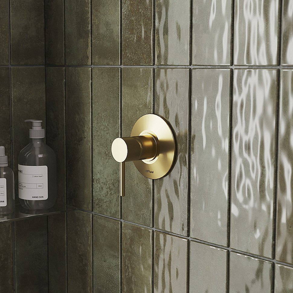 Смеситель для душа PAINI Cox 78PJ690 золото матовое купить в интернет-магазине сантехники Sanbest