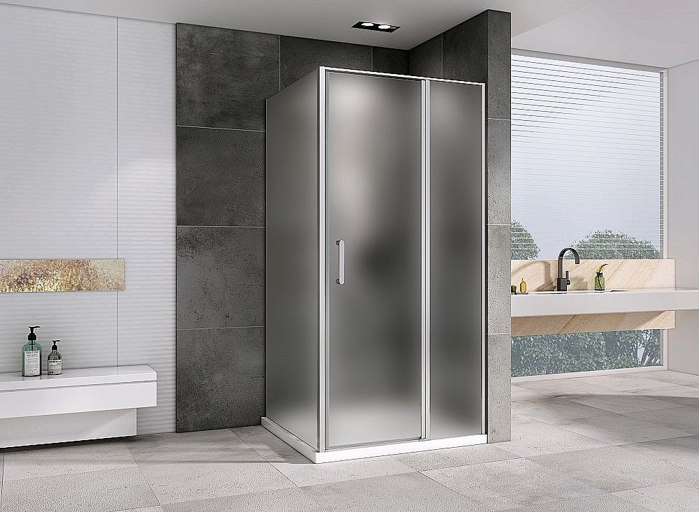 Душевой уголок ABBER Sonnenstrand AG04110MS-S75M 110x75 стекло матовое/профиль хром купить в интернет-магазине Sanbest
