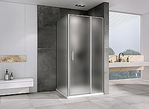 Душевой уголок ABBER Sonnenstrand AG04110MS-S75M 110x75 стекло матовое/профиль хром купить в интернет-магазине Sanbest