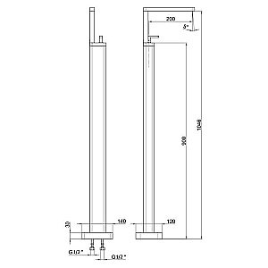 Смеситель для раковины Webert Living LV832101560 купить в интернет-магазине сантехники Sanbest