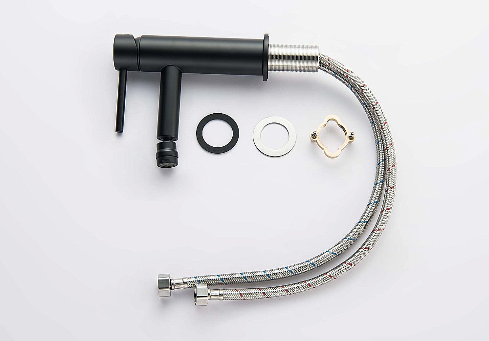 Смеситель для биде Aquatek Европа AQ1318MB черный матовый купить в интернет-магазине сантехники Sanbest