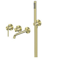 Смеситель для ванны Abber Wasser Kreis 316 AF8130BG брашированное золото купить в интернет-магазине сантехники Sanbest