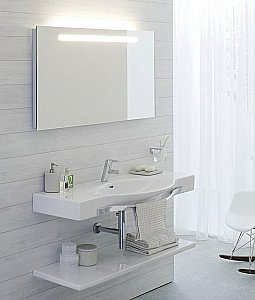 Раковина Laufen Living City 8.1270.4.000.104.1 белая купить в интернет-магазине Sanbest