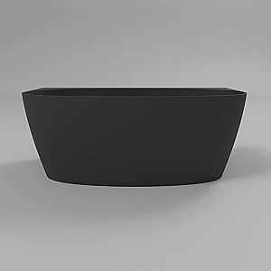 Ванна из искусственного камня WhiteCross Pearl A 155x80 черный матовый купить в интернет-магазине Sanbest