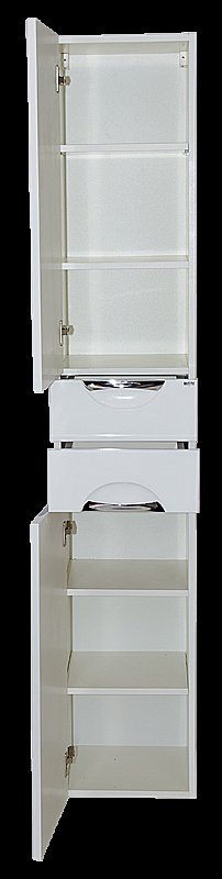 Пенал Misty Жасмин 35 белая эмаль для ванной в интернет-магазине сантехники Sanbest