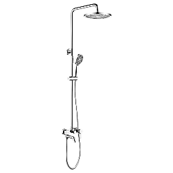 Душевая система Elghansa 2330524-2L (Set-32) хром/белый купить в интернет-магазине сантехники Sanbest