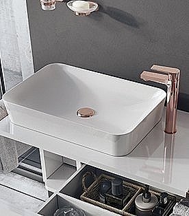 Раковина Creavit Ultra 60 UL060-00MB00E-0000 белая матовая купить в интернет-магазине Sanbest