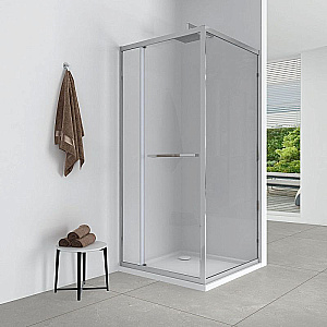 Душевой уголок Loranto Sunway 120х80 CS-512C-128 стекло прозрачное/профиль хром купить в интернет-магазине Sanbest