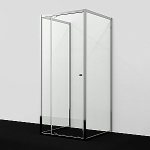 Душевой уголок WasserKRAFT Aula 11P 11P43 90х90 профиль хром/стекло прозрачное купить в интернет-магазине Sanbest
