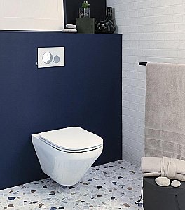 Унитаз подвесной Jacob Delafon Modern Life E21774RU-00 безободковый, с инсталляцией, с крышкой микролифт, белый купить в интернет-магазине Sanbest