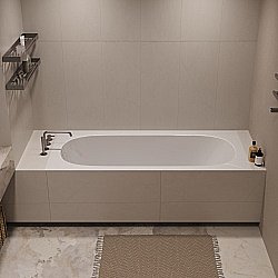 Ванна акриловая Vincea VBT-710-1700 170x75 белый купить в интернет-магазине Sanbest