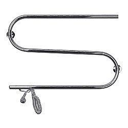 Полотенцесушитель электрический Domoterm S-образный DMT 112 42x70 EK L хром левый купить в интернет-магазине сантехники Sanbest