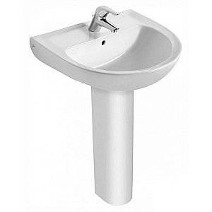 Раковина на пьедестале Ideal Standard Eurovit 65 W444001 белая купить в интернет-магазине Sanbest