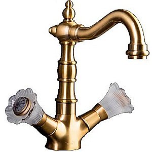 Смеситель для раковины Boheme Сamelia 312 бронза купить в интернет-магазине сантехники Sanbest