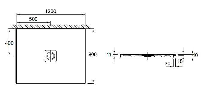 Душевой поддон Jacob Delafon REPLAY N147K-220 120x90 белый купить в интернет-магазине Sanbest