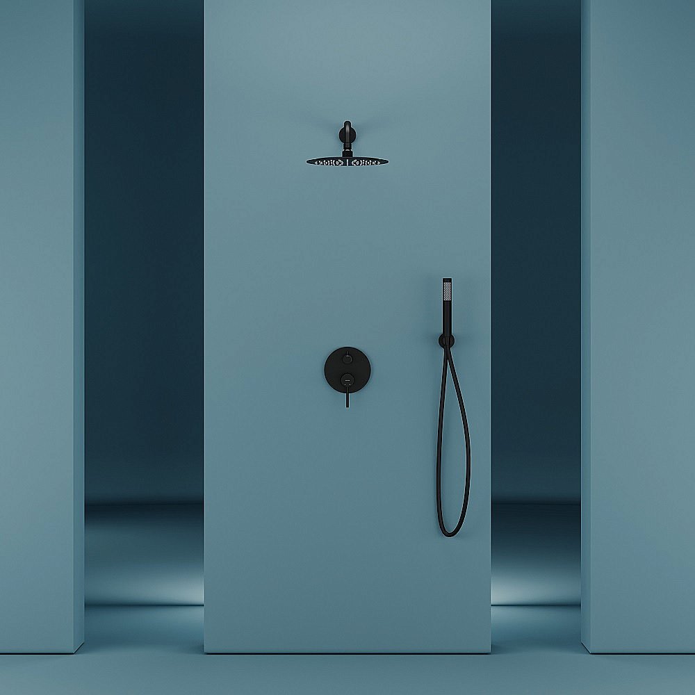 Душевая система Sancos Select SC3003MB черная матовая купить в интернет-магазине сантехники Sanbest