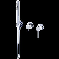 Смеситель для душевой системы встраиваемый WONZON & WOGHAND STICK, Хром (WW-838017-CR) купить в интернет-магазине сантехники Sanbest