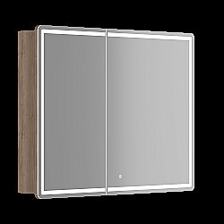 Зеркальный шкаф Sancos Mirror MI100EG дуб галифакс натуральный купить в интернет-магазине сантехники Sanbest