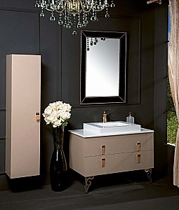 Тумба с раковиной Armadi Art Neoart 110 со столешницей капучино для ванной в интернет-магазине Sanbest