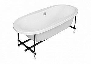 Акриловая ванна Aquanet Amelia 210617 180x80  с к/с купить в интернет-магазине Sanbest