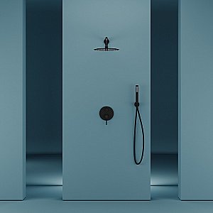 Душевая система Sancos Select SC3003MB черная матовая купить в интернет-магазине сантехники Sanbest