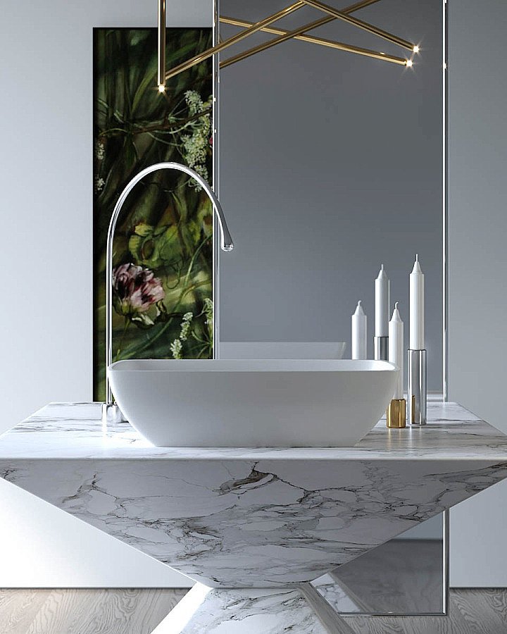 Раковина Holbi Titan 60 Soft Rock 1.02.010.11.1 белая матовая купить в интернет-магазине Sanbest