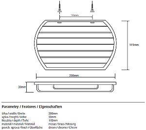Мыльница Bemeta Cytro 102308112 купить в интернет-магазине сантехники Sanbest