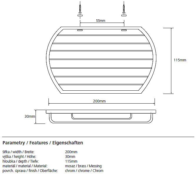 Мыльница Bemeta Cytro 102308112 купить в интернет-магазине сантехники Sanbest