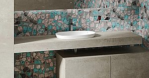 Раковина врезная сверху столешницы Salini MAREA 01 1802201M 64,5 из искусственного камня S-Stone, белая матовая купить в интернет-магазине Sanbest