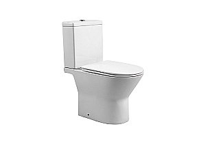 Унитаз-компакт Aquatek Леон AQ2785-00 белый, с крышкой микролифт, с бачком купить в интернет-магазине Sanbest