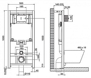 Унитаз подвесной BelBagno ONDA BB066CHR безободковый, с крышкой микролифт, с инсталляцией и кнопкой хром купить в интернет-магазине Sanbest