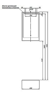 Зеркало Aquanet Милан 336392 50 дуб рошелье в ванную от интернет-магазине сантехники Sanbest