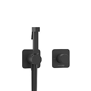 Гигиенический душ WasserKRAFT Fulda 5200 SET2872 черный Soft-touch купить в интернет-магазине сантехники Sanbest