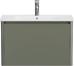 Тумба с раковиной и столешницей Allen Brau Gravity 80 1.370013.CGM олива матовая для ванной в интернет-магазине Sanbest