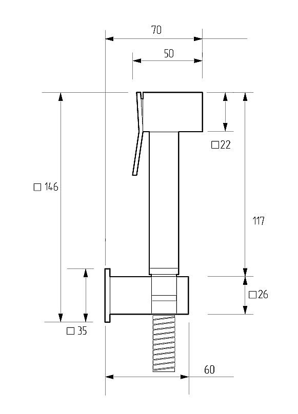 Гигиенический душ Migliore QUADRA 30905 золото купить в интернет-магазине сантехники Sanbest