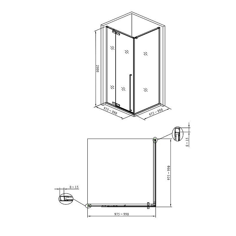 Душевой уголок Allen Brau Fantasy 3.11002.00 100x100 купить в интернет-магазине Sanbest
