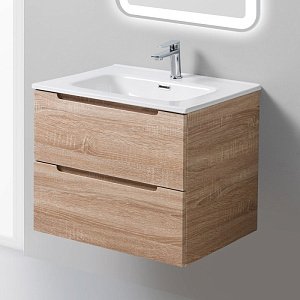 Тумба с раковиной Belbagno ETNA 80 rovere bianco для ванной в интернет-магазине Sanbest